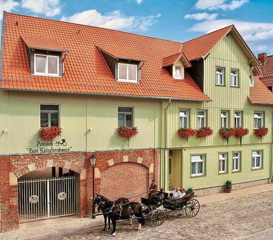 Pension Alter Kutschenbauer Wernigerode Oda fotoğraf
